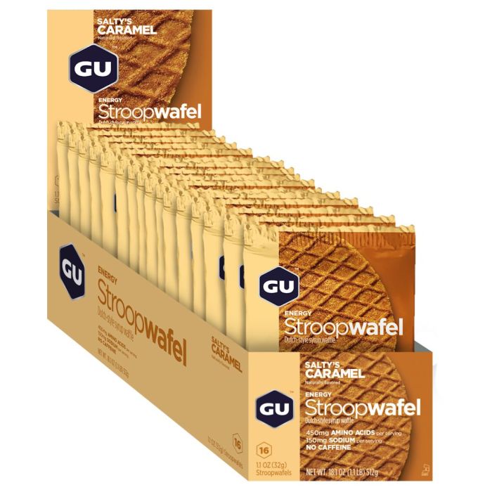 Energy Stroopwafel Salty’s Caramel Karton (16 x 32g)