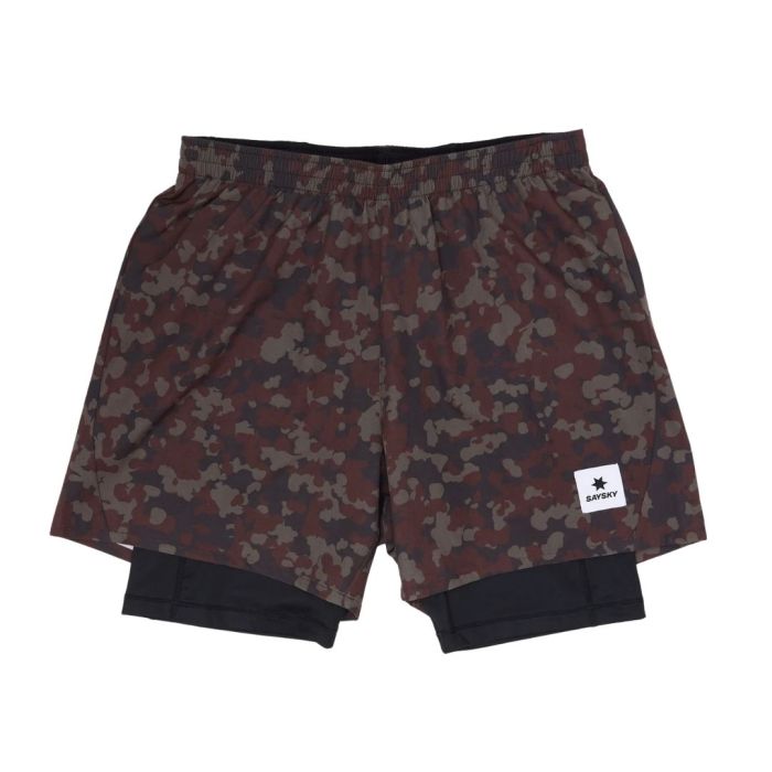 Camo Pace 2 in 1 Shorts 5''