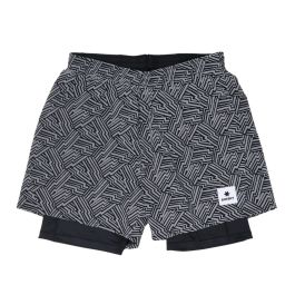 Reflective Pace 2 in 1 Shorts 5''